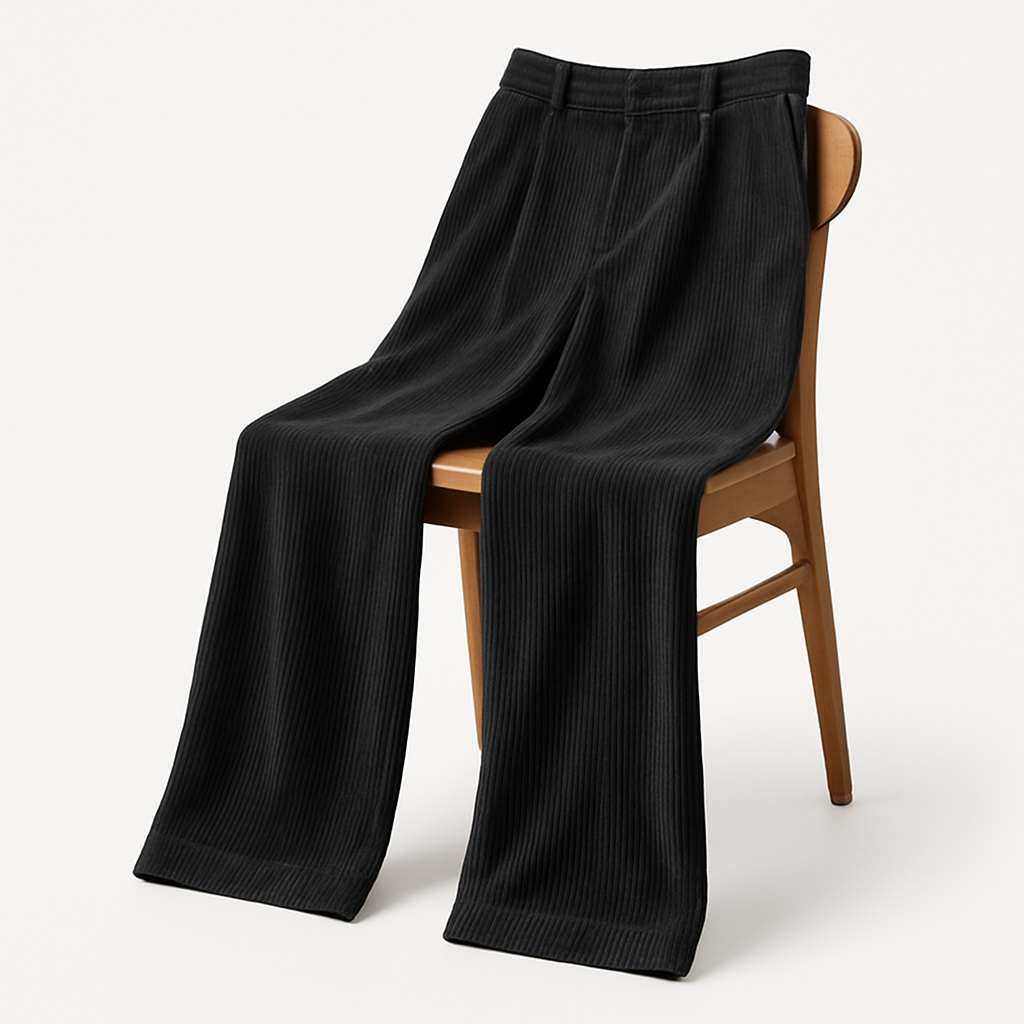 Schwarze Cordhose - Albrenn Pantalons