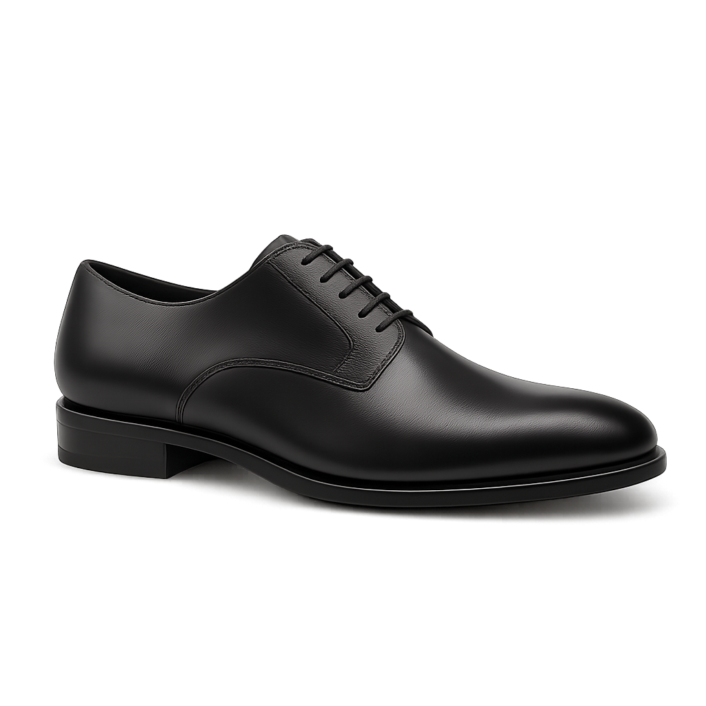Schwarze Lederschuhe - Albrenn Chaussures